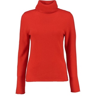 FYNCH-HATTON Rollkragenpullover FYNCH HATTON Rollkragen-Pullover orange aus hochwertigem Kaschmir orange L (40)