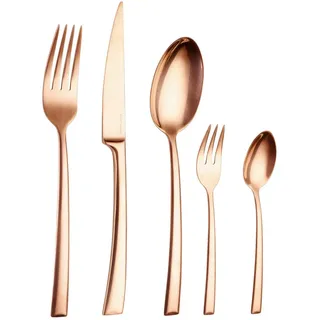 Echtwerk Besteckset Avelino Shiny, Bronze, Metall, 30-teilig, rostfrei, lebensmittelecht, Essen & Trinken, Besteck, Besteck-Sets
