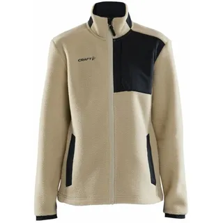Craft ADV Explore Pile Fleecejacke Damen 211999 ecru/black M