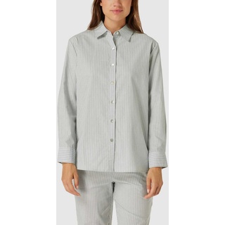 Pyjama-Oberteil mit Streifenmuster, Hellblau, M