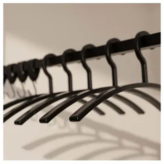 Home Deluxe Kleiderbügel Rack Schwarz, - 10 Stück