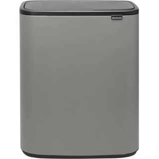 Brabantia Bo Touch Bin 2 x 30 Liter Mineral Concrete Grey