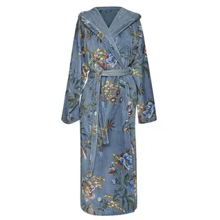 Pip Studio Bademantel Secret Garden Blau XS