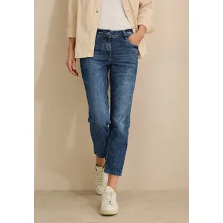 Cecil Stretch-Jeans blau