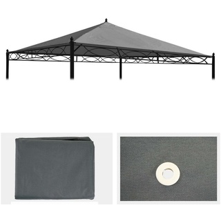 MCW Pavillon-Ersatzdach Calpe 3x3-E, 372 x 569 cm, UV-Schutz: UV50+ grau