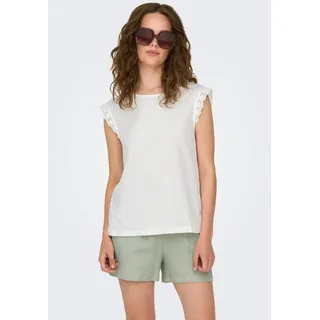 Jacqueline de Yong JDYSALVA LIFE S/L CROCHET TOP JRS Weiß L