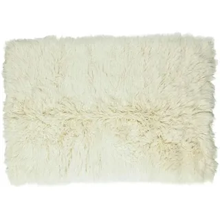 THEKO Flokati XXL Wollteppich 190 x 290 cm Beige