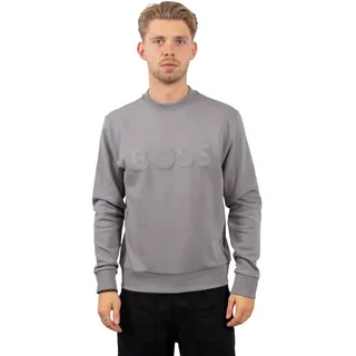 HUGO BOSS Pullover Salbo, grau