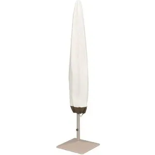 Rechteckige Sonnenschirmhülle 17,8 X 58,4 X 193 Cm, Beige Und Hellbraun, Wasserdicht, Uv-schutz, Für Garten Und Terrasse