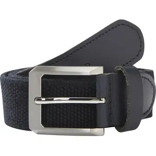 Babista Herren Stretchgürtel Leder/Polyester/Viskose/Elasthan dunkelblau 100