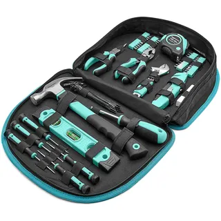 Amazon Basics Werkzeugset 104-tlg. Türkis