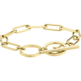 Liebeskind Berlin Armband Edelstahl goldfarben Größe 18