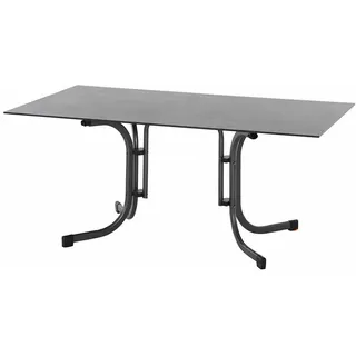 Siena Garden Sola Klapptisch 160 x 90 x 71 cm anthrazit/dark stone