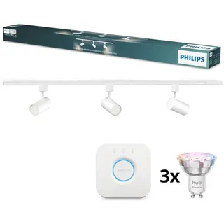 Philips - Dimmbarer LED-Spot für Schienensystem EASYLINK HUE 3xGU10/4,7W/230V + Hue Bridge - Weiß
