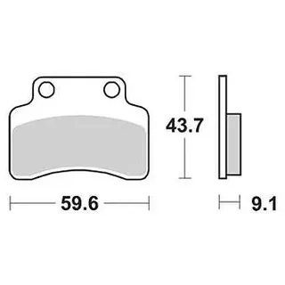 TRW Bremsbelag MCB 694" mit Zulassung