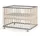 Laufgitter mit Matratze Cloud Air make a difference Grau Natur Holz Echtholz Buche 100x74x75 Babymöbel Laufstall Baby