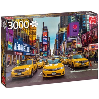 Jumbo Spiele Puzzle 18832 Taxis in New York 3000 Teile Puzzle, 3000 Puzzleteile bunt