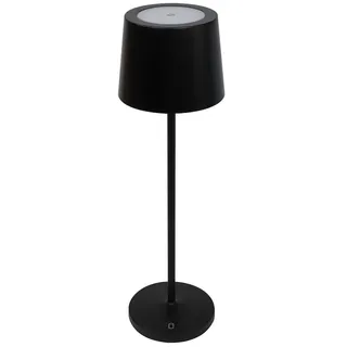 METRO PROFESSIONAL LED-Tischlampe 2er Set, Aluminium/Polycarbonat, Ø 11 x 38.5 cm, USB Anschluss, Touch Control, dimmbar, wasserdicht, schwarz