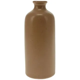ZauberDeko Dekovase Deko Vase Flasche Porzellan Klein 4 Farben Flaschenvase 14cm