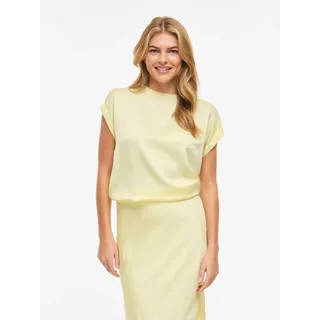 VILA VIELLETTE S/S SATIN TOP Gelb XS