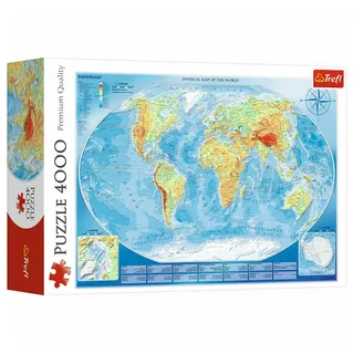 Trefl Große physische Landkarte (Puzzle)