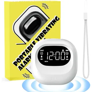 Vibrationswecker Für Tiefschläfer, Kabellos Wecker Unter Dem Kopfkissen, Einstel