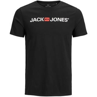 JACK & JONES Herren JJECORP Logo Tee SS Crew Neck NOOS T-Shirt (Black, XXL)