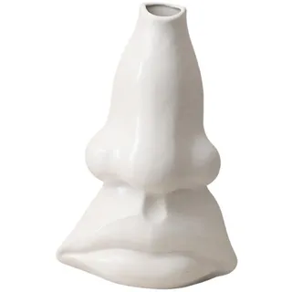 ABOOFAN Keramik Porträtvase Büro Blumenbehälter Büro Vase Dekoration Für Zuhause Einfache Vase Blumen Display Vase Kreative Design Vase Trockenblumenhalter Blumenvase Abstrakte