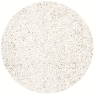 Badematte »HIGHLAND« spirella, Höhe 40 mm, Badteppich Hochflor, 100% Polyester Microfaser, Anti-Rutsch Beschichtung, für Fußbodenheizung geeignet, waschbar 40°, schnelltrocknend, rund weiß rund - Ø 60 cm x 0 cm x 0 cm x 40 mm