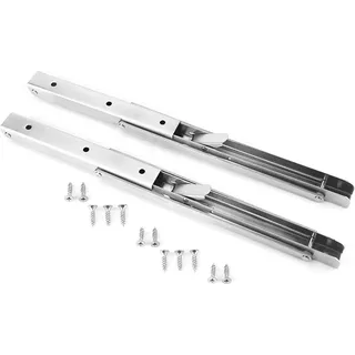 Klappbares Dreieckiges Wandregal Mit Edelstahlhalterung - 2er-set (16 Zoll)
