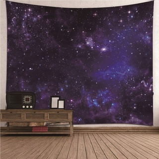 Beydodo Tapisserie Modern, Wandbehang Wall Hanging Galaxy Universum Wandteppich Schlafzimmer 350X256CM