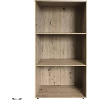 Hti-Living Standregal Nina 3 Regalfächer Braun