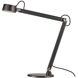 Nordlux Schreibtischleuchte, Schwarz, Metall, 10.5x46.5x49.5 cm, Lampen & Leuchten, Innenbeleuchtung, Tischlampen, Schreibtischlampen
