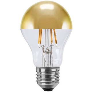 E27 LED Glühlampe Spiegelkopf Gold warmweiß
