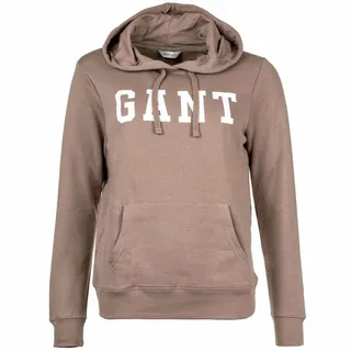 Gant Sweater Damen Hoodie - REGULAR GRAPHIC HOODIE beige XS