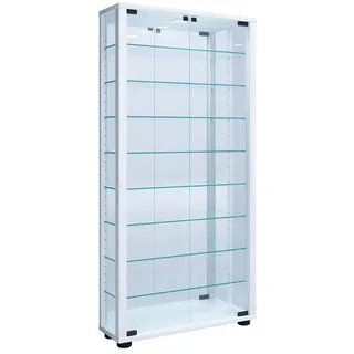 VCM Vitrine Lumo Maxi Spiegel weiß