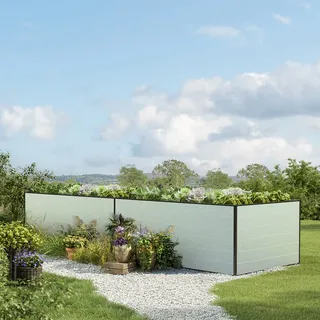 GFP Kingsize 387 x 119 x 77 cm Hochbeet, Aluminium eloxiert - (GFPV00411)