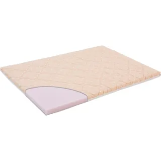 Babymatratze Laufgittermatratze Basic, Träumeland, 5 cm hoch, eckig beige 68 cm x 98 cm x 5 cm