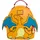Loungefly Pokemon by Loungefly Mini Rucksack Charizard Cosplay Glurak Frauen Mini-Rucksack Multicolor Einheitsgröße