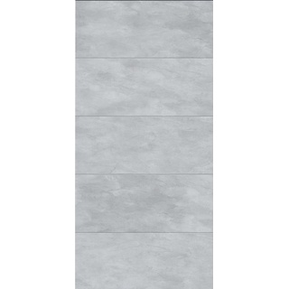 Breuer Duschrückwand Große Fliese grau Dekor 100 x 210 x 0,3 cm