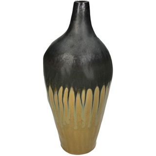 Vase (DH 16x37 cm) - grün