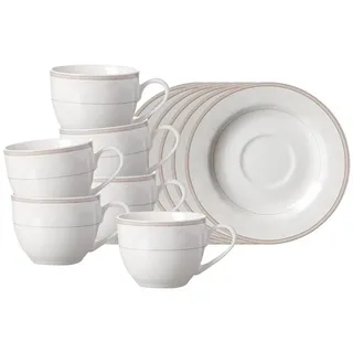 Ritzenhoff & Breker Espressotasse mit Untertasse 0,09 l Beige 6 St.