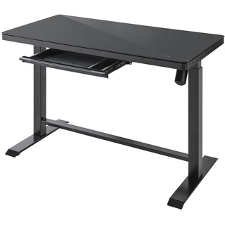 Schreibtisch Schreibtisch, LIFTHOME, Schwarz, B 120 cm, T 60 cm schwarz