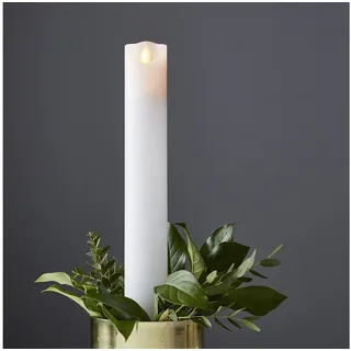 Star Trading led, Stabkerze 30cm M-Twinkle, mit Timer Echtwachs
