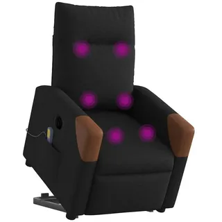vidaXL Massagesessel Elektrisch 86 x 100 x 86 cm Schwarz mit Aufstehhilfe