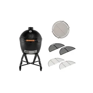 The Onyx XLarge Starter-Paket, Holzkohlegrill - schwarz, Ø 61cm