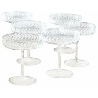 Mirabeau Glas Champagnerglas 6er Set Macomb klar, Glas weiß