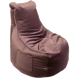 Carryhome Sitzsack, Rosa, Textil, 270 L, Füllung: Styroporkugeln, 85x100x85 cm, Indoor, Reißverschluss, Wohnzimmer, Hocker, Sitzsäcke, XXL Sitzsäcke