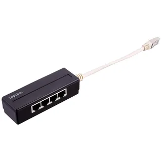 Logilink MP0032 Netzwerksplitter Schwarz