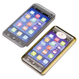 Heidel Geschenkset Smartphone, Metall-Geschenkdose mit Schokoladen-Täfelchen